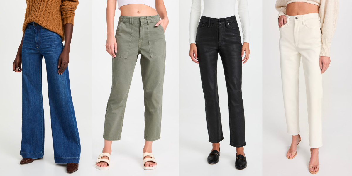 How do you pick flared pants for your body type?